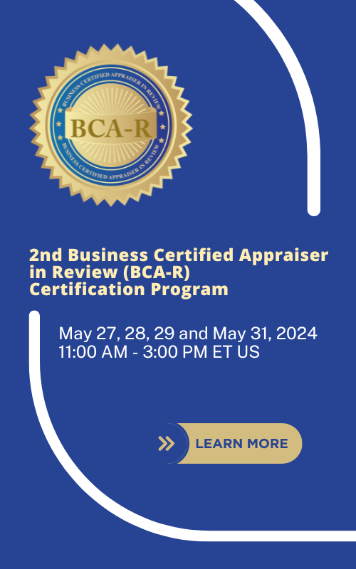 BCA-R (May 27, 28, 29 and May 31, 2024)